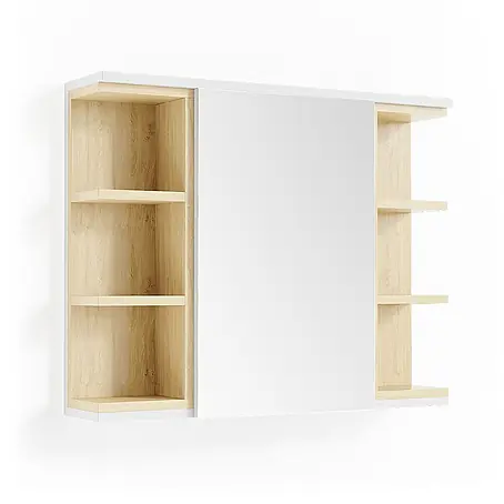 Vicco  Spiegelschrank Aquis Weiß