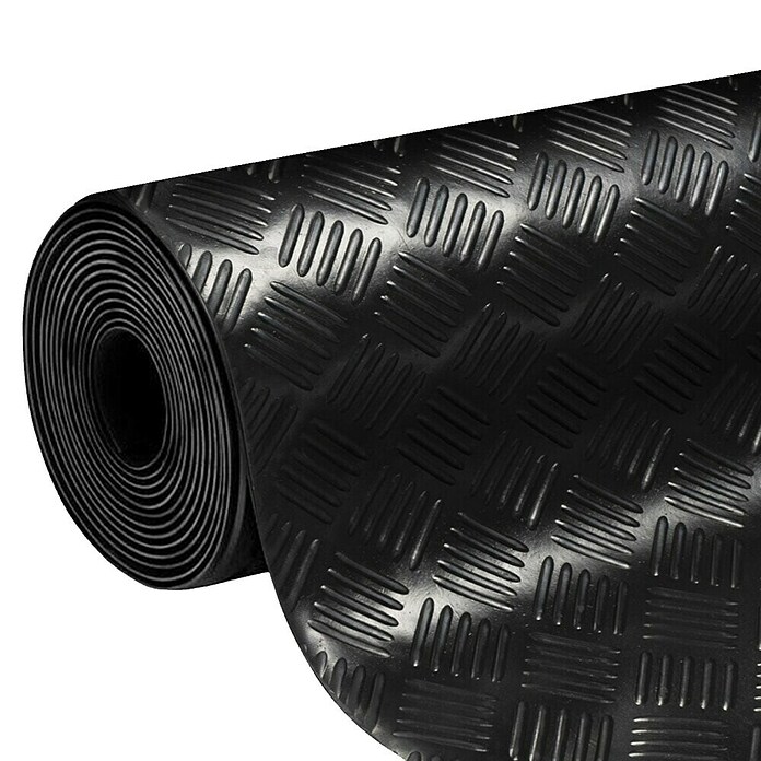 Floordirekt Läufer Karo (150 x 700 cm, Schwarz) | BAUHAUS