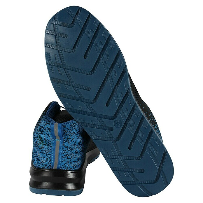 Sicherheitshalbschuh Blue Star  (Schwarz/Blau, 44, S1)