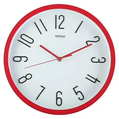 Versa  Reloj de pared Red