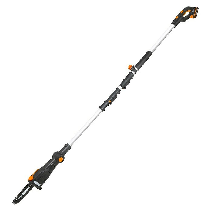 Worx Akku-Hochentaster (20 V, Li-Ionen, 1 Akku, Arbeitshöhe: Bis ca. 3,6 m)
