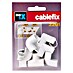Inofix Cablefix Kit de accesorios para canaleta 2201 