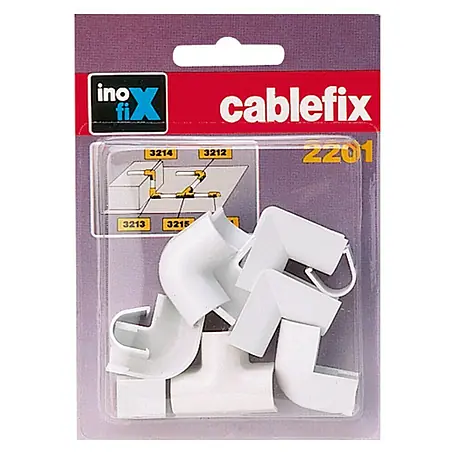 Inofix Cablefix Kit de accesorios para canaleta 2201