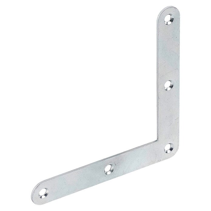 Vormann Eckwinkel (100 x 15 x 100 mm, Verzinkt, Silber)
