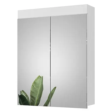 Vicco  Spiegelschrank Luna Weiß
