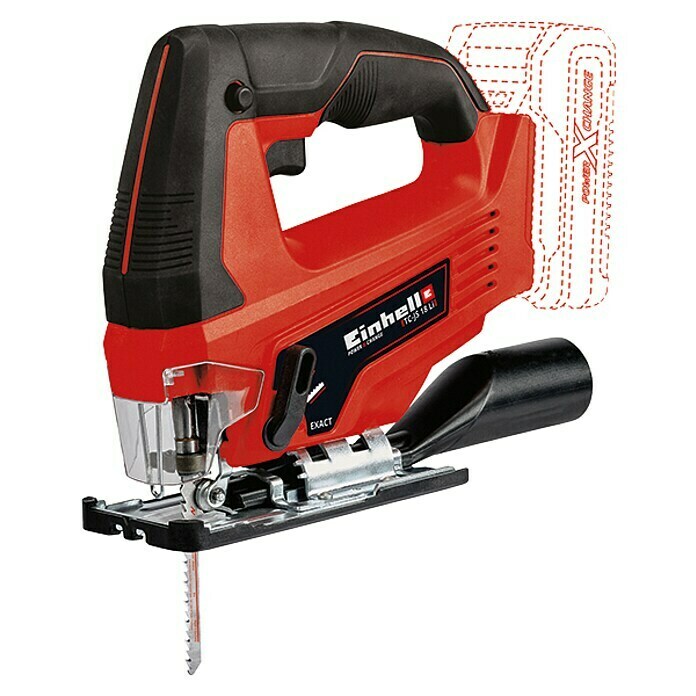 Einhell Power X-Change Akku-Stichsäge TC-JS 18 Li-Solo18 V, Ohne Akku, 0 - 2.700 Hübe/min Left Side View