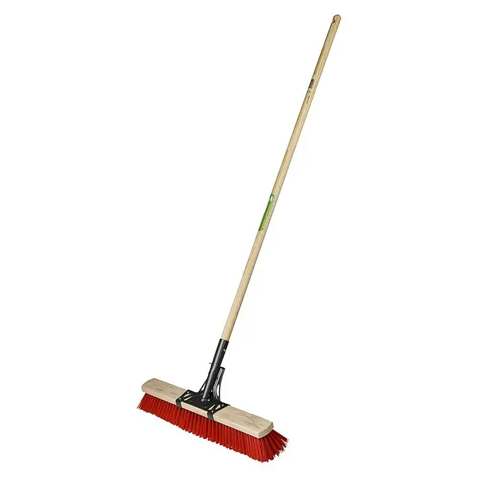 Freund Victoria Straßenbesen ProfiArbeitsbreite: 60 cm, Material Borsten: Elaston, Rot, Natur