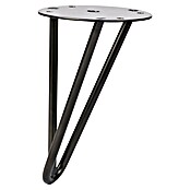 Rei Pata para muebles Tri (Ø x Al: 10 x 16 cm, Acero, Negro) | BAUHAUS