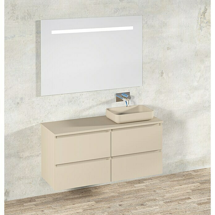 Mueble de lavabo Sena (L x An x Al: 45 x 120 x 60 cm, Fango)