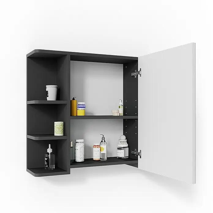 Vicco Spiegelschrank Fynn Anthrazit - Sonstiges, Anthrazit