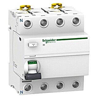 Schneider Electric Interruptor diferencial automático AC (63 A, 4 polos)