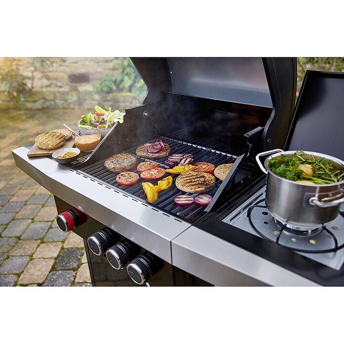 Grillstar Gasgrill Atlanta II 350-1 (Anzahl Brenner: 3, Hauptgrillfläche: 50 x 41,5 cm, 12 kW)