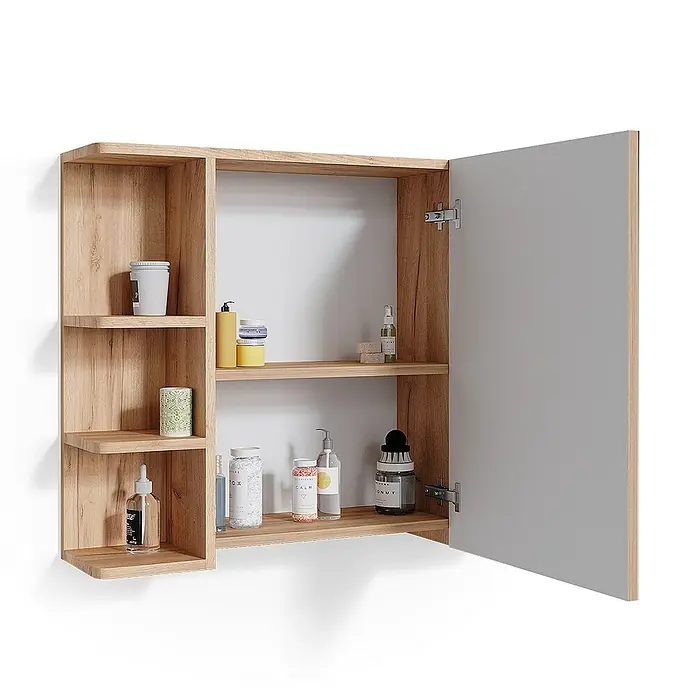 Vicco Spiegelschrank Fynn Eiche - Sonstiges, Eiche