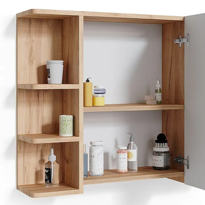 Vicco Spiegelschrank Fynn Eiche - Sonstiges, Eiche