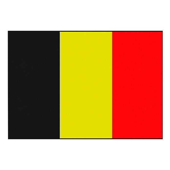 Vlag België (België, 30 x 20 cm, Spunpolyester)