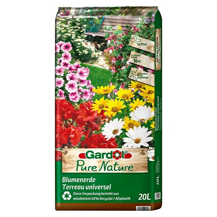 Gardol Pure Nature Blumenerde20 l, Torffrei Unknown