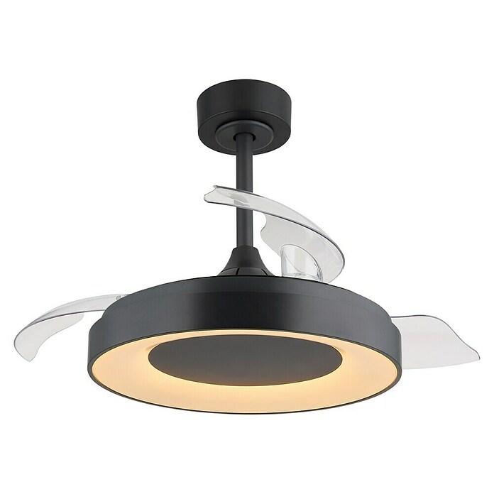 Globo Stropni ventilator Elina  (40 W, Promjer: 910 mm, Crna) | BAUHAUS