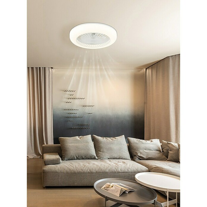 Globo Stropni ventilator Ferrell  (Bijela, Promjer: 450 mm, 15 W) | BAUHAUS