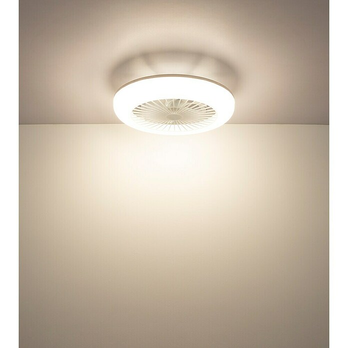 Globo Stropni ventilator Ferrell  (Bijela, Promjer: 450 mm, 15 W) | BAUHAUS