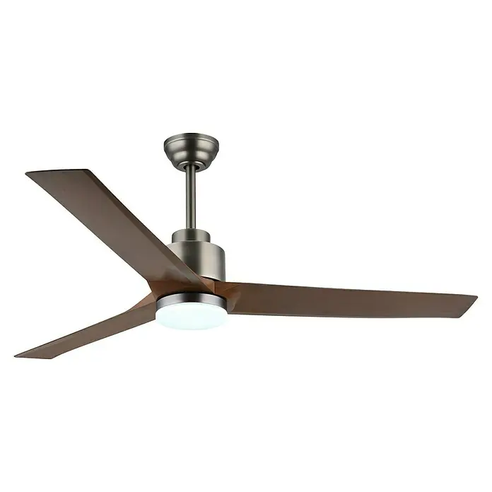 Globo Deckenventilator Modesto - 148 cm, 20 W - Eleganter Deckenventilator mit drei Holzflügeln und integrierter LED-Beleuchtung. Ideal für Wohn- und Schlafräume und sorgt für angenehme Kühlung.