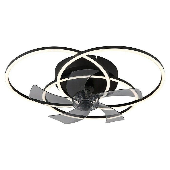 Globo Stropni ventilator Alia  (Crna, Promjer: 580 mm, 40 W) | BAUHAUS