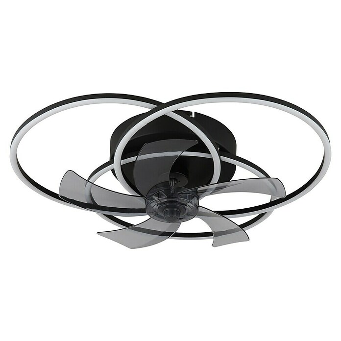 Globo Stropni ventilator Alia  (Crna, Promjer: 580 mm, 40 W) | BAUHAUS