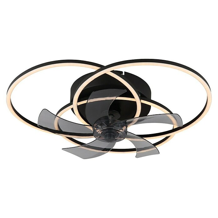 Globo Stropni ventilator Alia  (Crna, Promjer: 580 mm, 40 W) | BAUHAUS