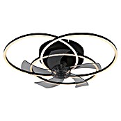 Globo Stropni ventilator Alia  (Crna, Promjer: 580 mm, 40 W) | BAUHAUS