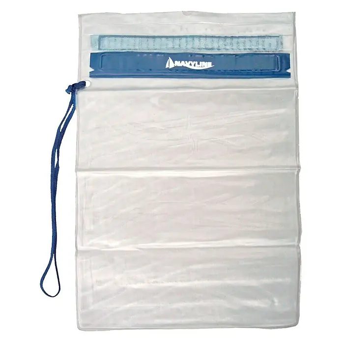 Navyline Wasserfeste Dokumententasche - 28 x 40 cm, Kunststoff - Wasserdichte Navyline Dokumententasche für den Schutz wichtiger Dokumente. Ideal für Segler und Outdoor-Enthusiasten, um Dokumente trocken zu halten.