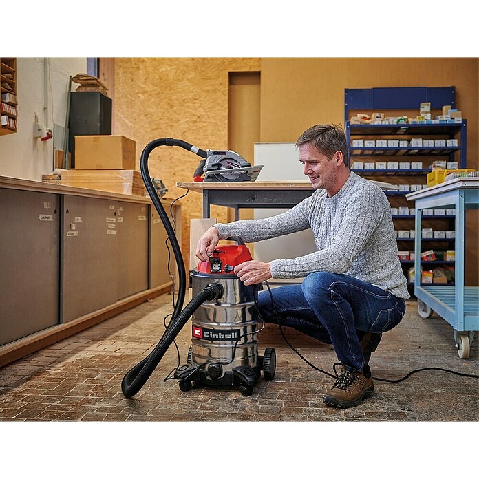 Einhell Električni usisivač za mokro i suho usisavanje TC-VC 3055 SA  (900 W, Zapremina spremnika: 30 l) | BAUHAUS