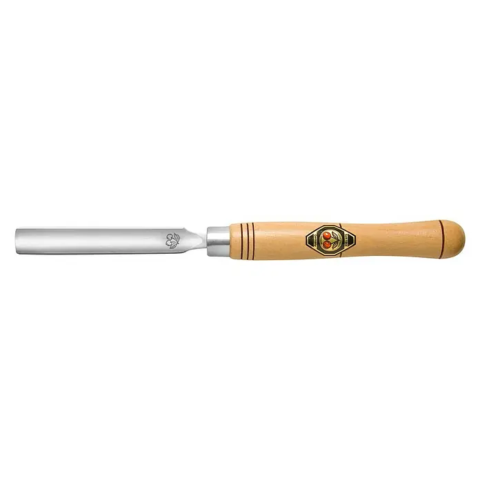 Kirschen Drechslerbeitel - Form Schneide: Hohl, Klingenbreite: 20 mm - Das Kirschen Stecheisen ist ein hochwertiges Werkzeug für präzise Holzarbeiten, ideal für Profis und Hobbyhandwerker.
