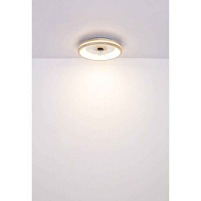 Globo Stropni ventilator Gatian  (30 W, Promjer: 500 mm, Smeđa) | BAUHAUS