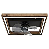 Globo Stropni ventilator Celinata  (Smeđa, D x Š x V: 440 x 440 x 135 mm, 24 W) | BAUHAUS