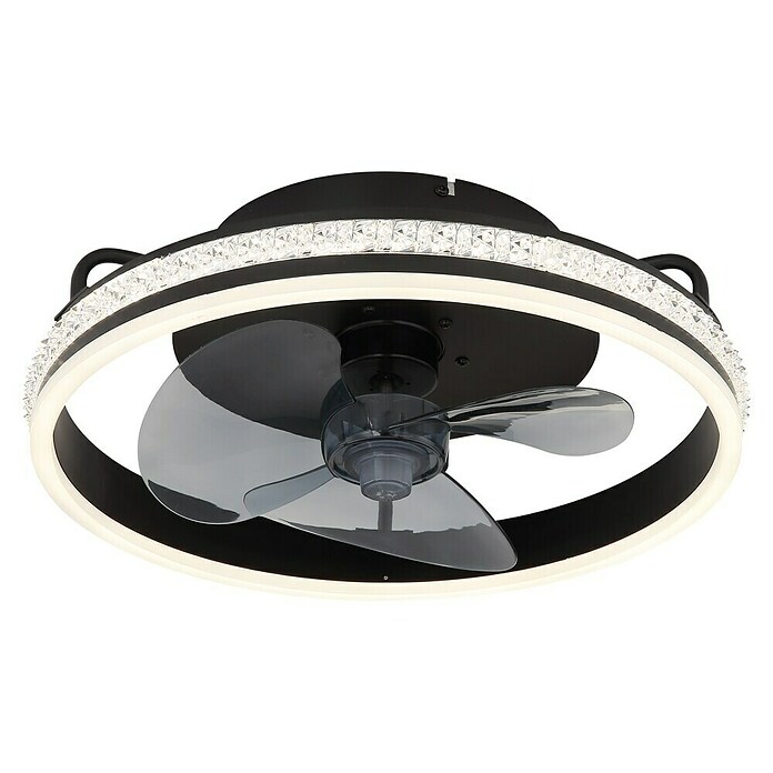 Globo Stropni ventilator Cataleya  (Crna, Promjer: 400 mm, 29 W) | BAUHAUS