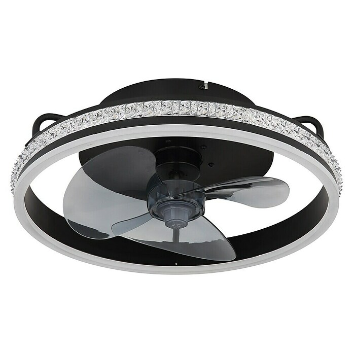 Globo Stropni ventilator Cataleya  (Crna, Promjer: 400 mm, 29 W) | BAUHAUS