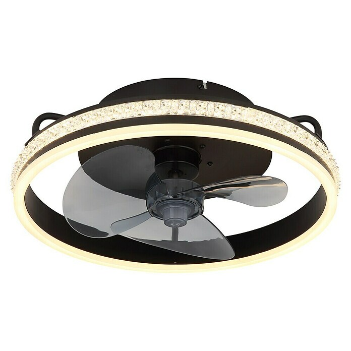Globo Stropni ventilator Cataleya  (Crna, Promjer: 400 mm, 29 W) | BAUHAUS