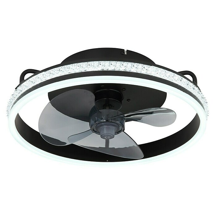 Globo Stropni ventilator Cataleya  (Crna, Promjer: 400 mm, 29 W) | BAUHAUS