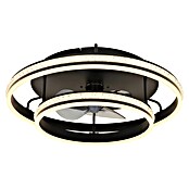 Globo Stropni ventilator Kendall  (Crna, Promjer: 600 mm, 40 W) | BAUHAUS