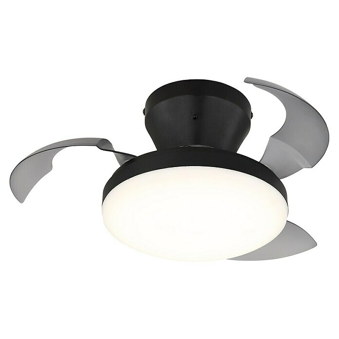 Globo Stropni ventilator Zavala  (Crna, Promjer: 380 mm, 15 W) | BAUHAUS
