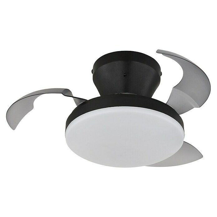 Globo Stropni ventilator Zavala  (Crna, Promjer: 380 mm, 15 W) | BAUHAUS