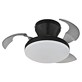 Globo Stropni ventilator Zavala (Crna, Promjer: 380 mm, 15 W)