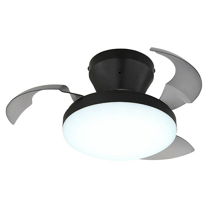 Globo Stropni ventilator Zavala  (Crna, Promjer: 380 mm, 15 W) | BAUHAUS
