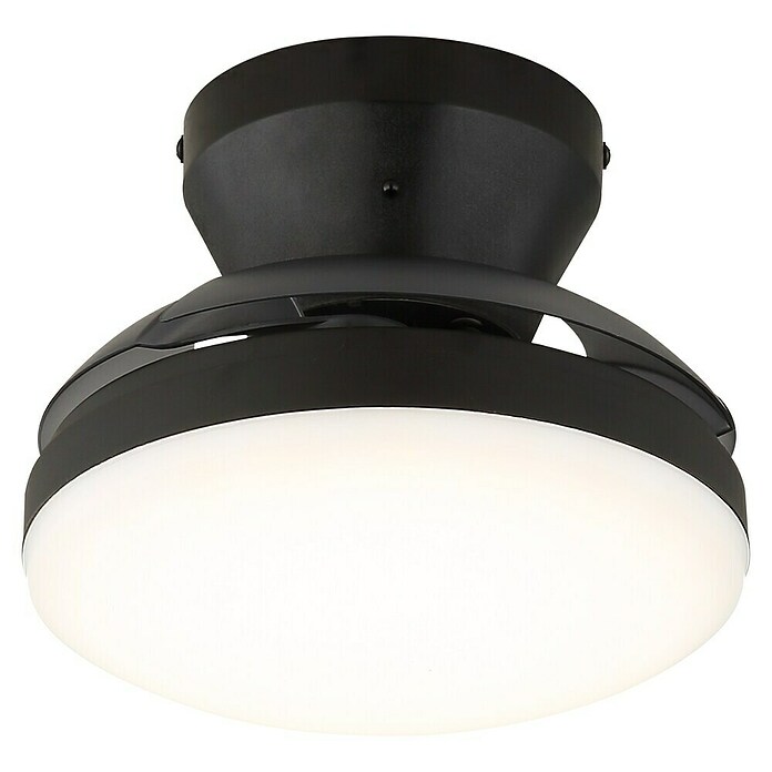 Globo Stropni ventilator Zavala  (Crna, Promjer: 380 mm, 15 W) | BAUHAUS