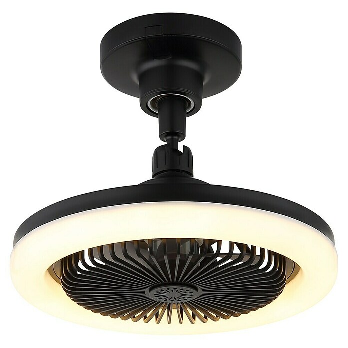 Globo Stropni ventilator Lidea  (Crna, Promjer: 258 mm, 20 W) | BAUHAUS