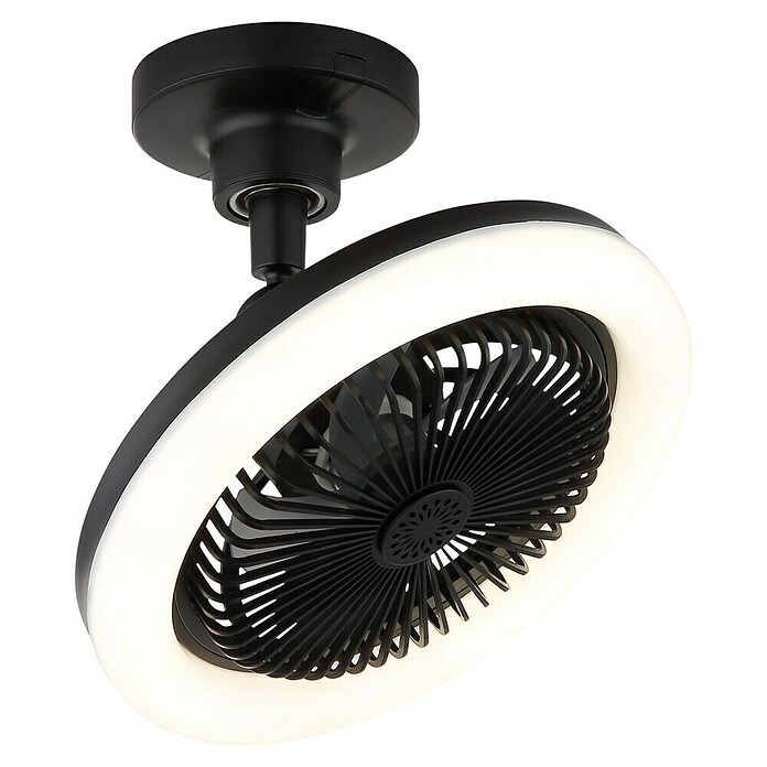 Globo Stropni ventilator Lidea  (Crna, Promjer: 258 mm, 20 W) | BAUHAUS