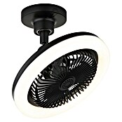 Globo Stropni ventilator Lidea  (Crna, Promjer: 258 mm, 20 W) | BAUHAUS