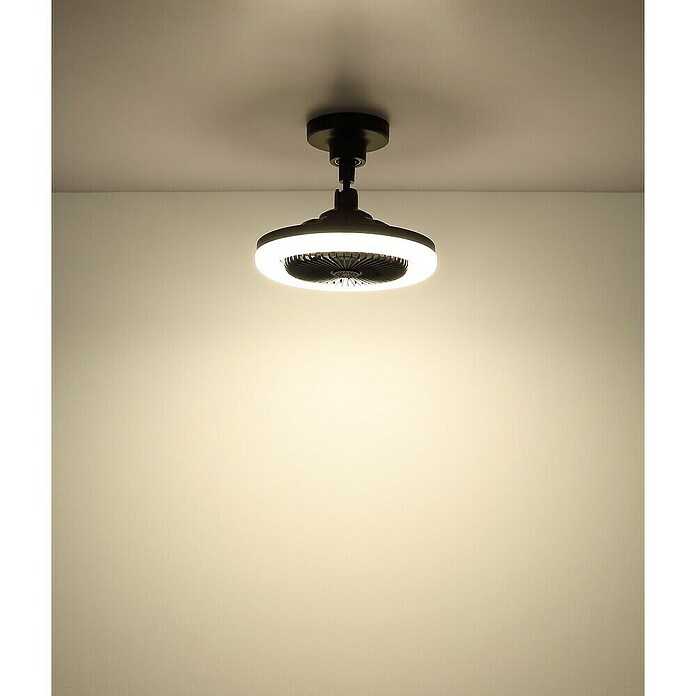 Globo Stropni ventilator Lidea  (Crna, Promjer: 258 mm, 20 W) | BAUHAUS