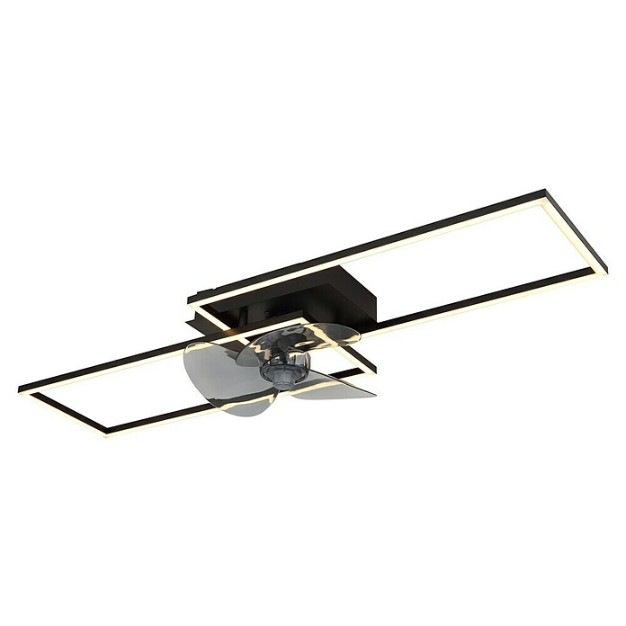 Globo Stropni ventilator Tatjana  (Crna, D x Š x V: 900 x 300 x 150 mm, 38 W) | BAUHAUS