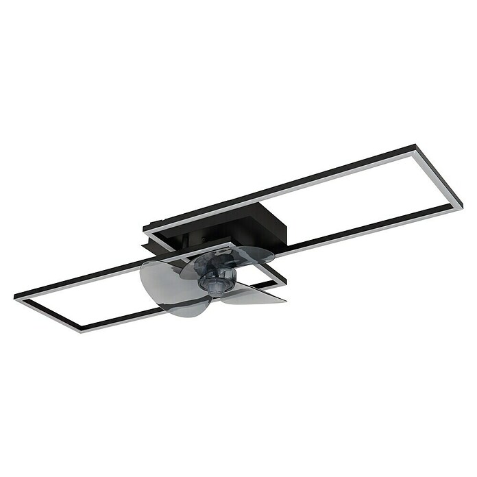 Globo Stropni ventilator Tatjana  (Crna, D x Š x V: 900 x 300 x 150 mm, 38 W) | BAUHAUS