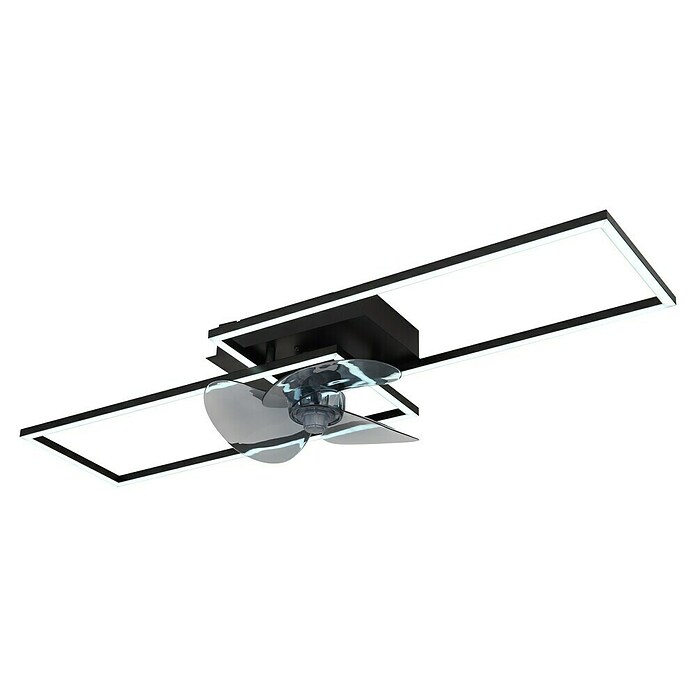 Globo Stropni ventilator Tatjana  (Crna, D x Š x V: 900 x 300 x 150 mm, 38 W) | BAUHAUS